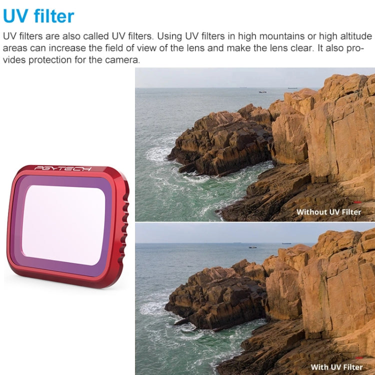 PGYTECH P-16A-032 UV Lens Filter for DJI Mavic Air 2 Drone Accessories, UV Lens PGYTECH P-16A-032 UV Lens Filter for DJI Mavic Air 2 Drone Accessories, UV Lens